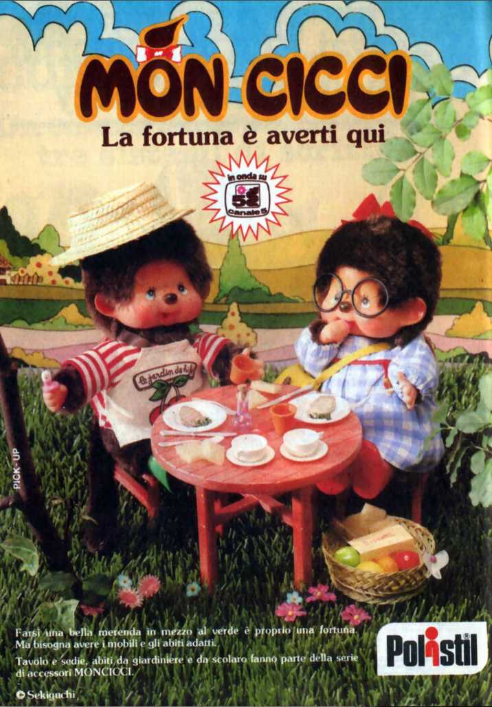Pubblicita Topolino 1982 25 Mon Cici